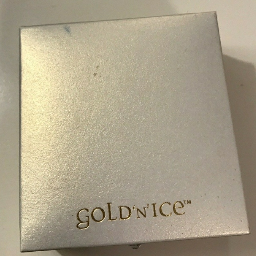 Nwt Swarvoski Crystallized Element 14k Gold Earring - Picture 4 of 5